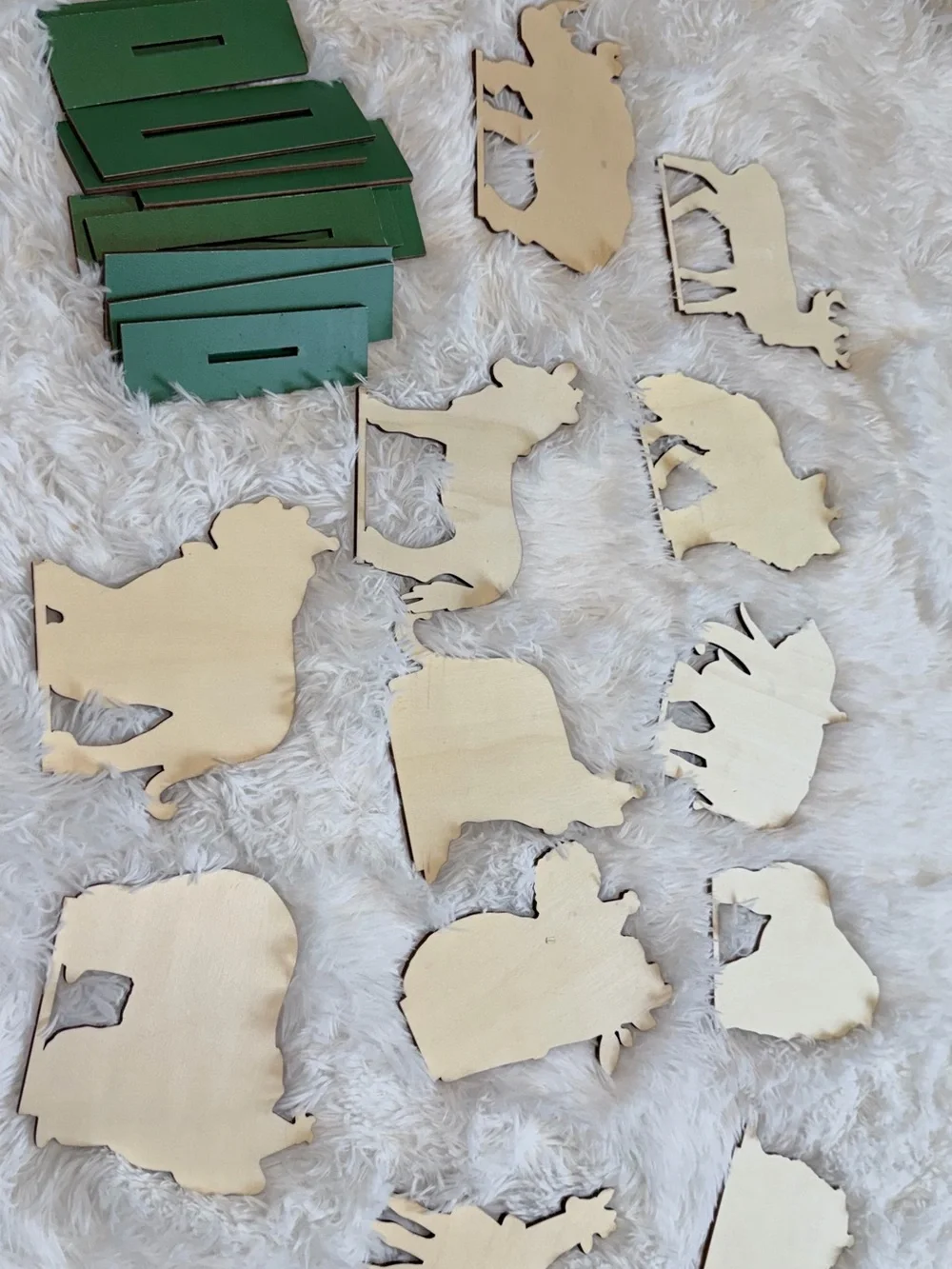 Woodland Animal Party Table Decorations - Multicolor